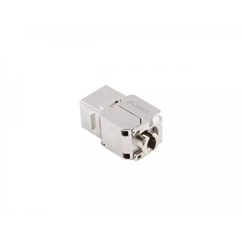 Moduł keystone Lanberg KSF7-2000 płaski stal nierdzewna
