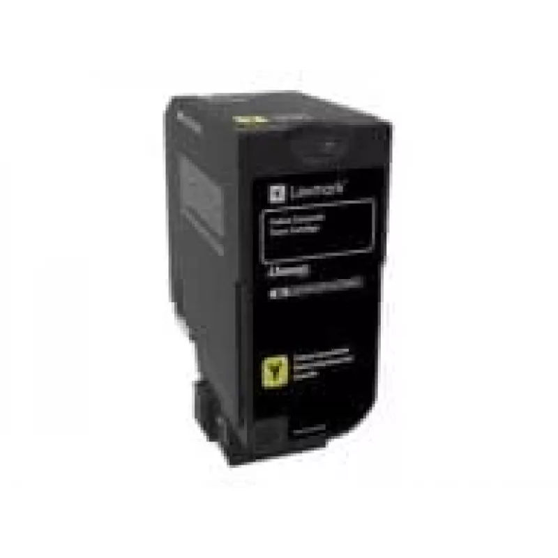Toner Lexmark LCCP do CS720de CS720dte CS725de CS725dte CX725de CX725dhe CX725dthe 5000 stron Żółty