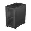 19-calowa szafa rack LANBERG FF01-6022-23B, 22U, 600×1000 mm, czarna, drzwi perforowane