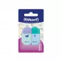 Gumka Pelikan 606219 plastikowa wielokolorowa 2 szt.