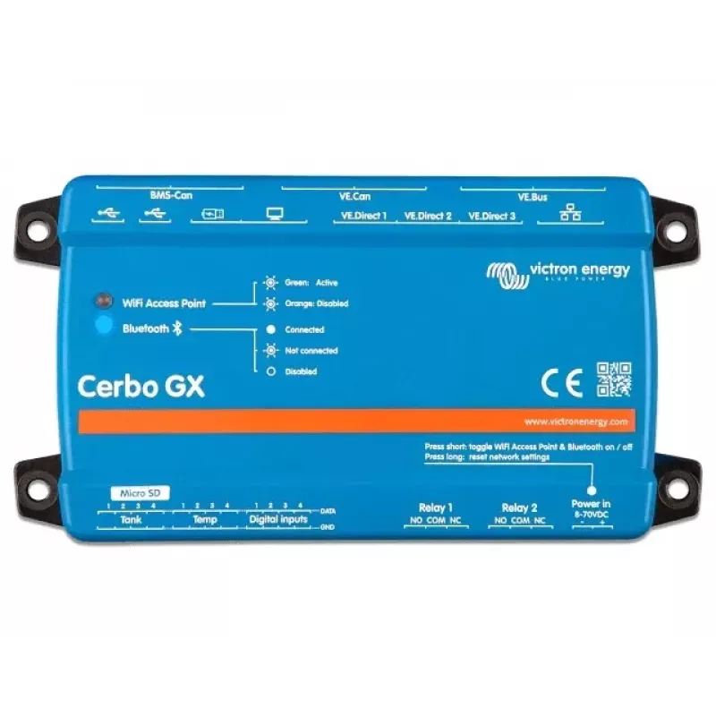 Cerbo GX MK2 Victron Energy BPP900450110 zaawansowany system monitorowania ze wsparciem komunikacji zdalnej i wyświetlacza