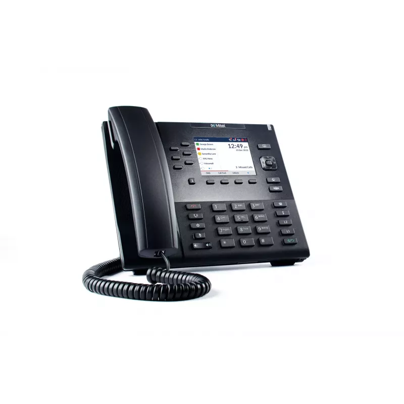 Mitel 80C00002AAA-A IP phone Czarny 9 lines LCD
