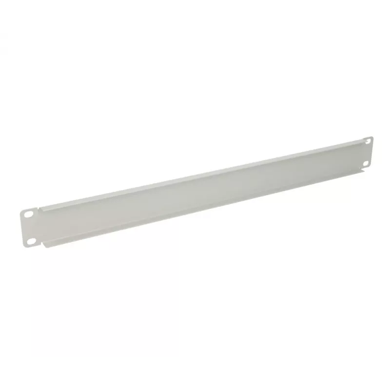 Zaślepka rack Extralink Front Blank Panel 1U 19 cali szary, obudowa stalowa