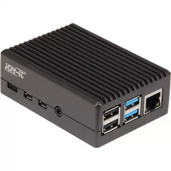 Obudowa aluminiowa do Raspberry Pi 4 B (czarna (matowa))