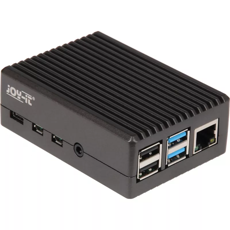 Obudowa aluminiowa do Raspberry Pi 4 B (czarna (matowa))