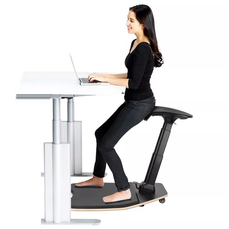 Fotel ergonomiczny MACLEAN MC-872 — z regulacją wysokości, mechanizmem odchylania