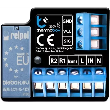 Moduł grzewczy bleBox Thermobox Smart Control Wi‑Fi, model thermobox