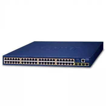 Planet GS-4210-48P4S - Przełącznik zarządzalny - 24 x 10/100/1000 (PoE+)