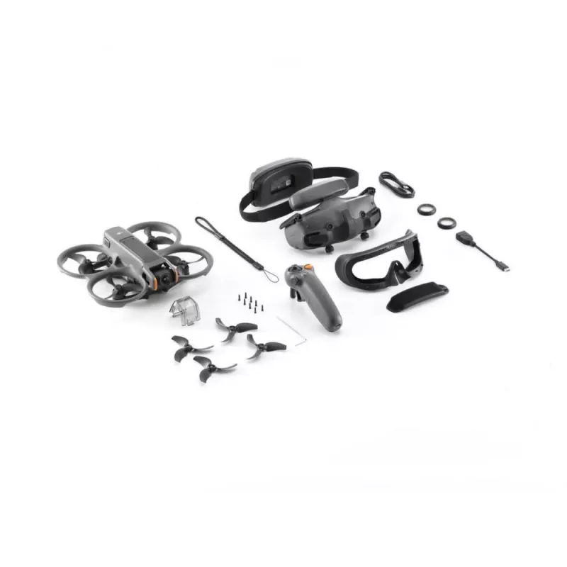 DJI Avata 2 Fly More Combo 1 akumulator 4 wirniki 12 MP 3840 x 2880 pikseli Czarny