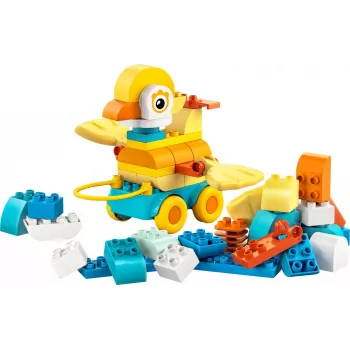 Zestaw klocków LEGO DUPLO 3w1 Zwierzęta na kółkach 10448 — Zestaw konstrukcyjno-zabawowy DUPLO, 58 elementów, od 2 lat