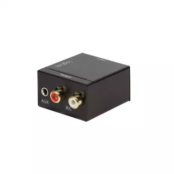 LogiLink CA0101 Adapter audio Toslink / RCA / Jack czarny