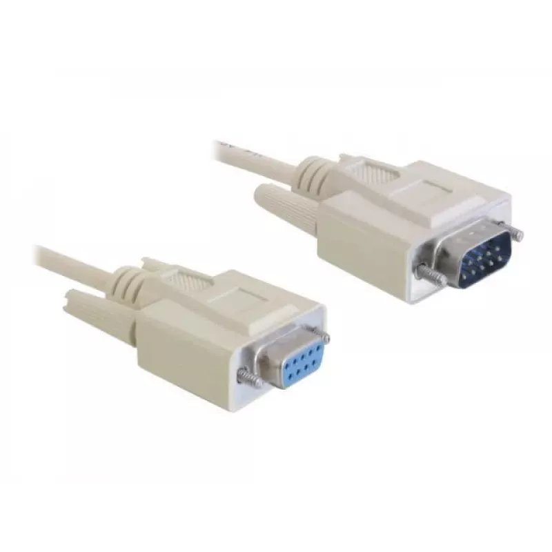 Kabel szeregowy DeLOCK Sub-D9 84016 5m Beżowy