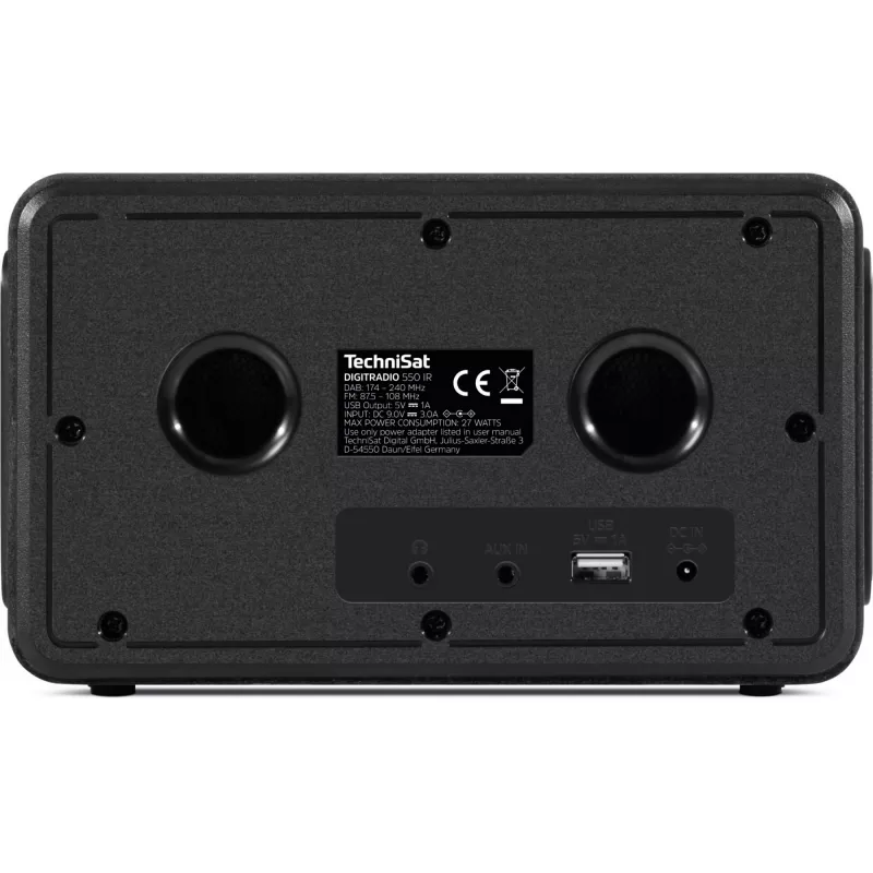 Radio osobiste TechniSat DigitRadio 550 IR Cyfrowe DAB+ FM 100W