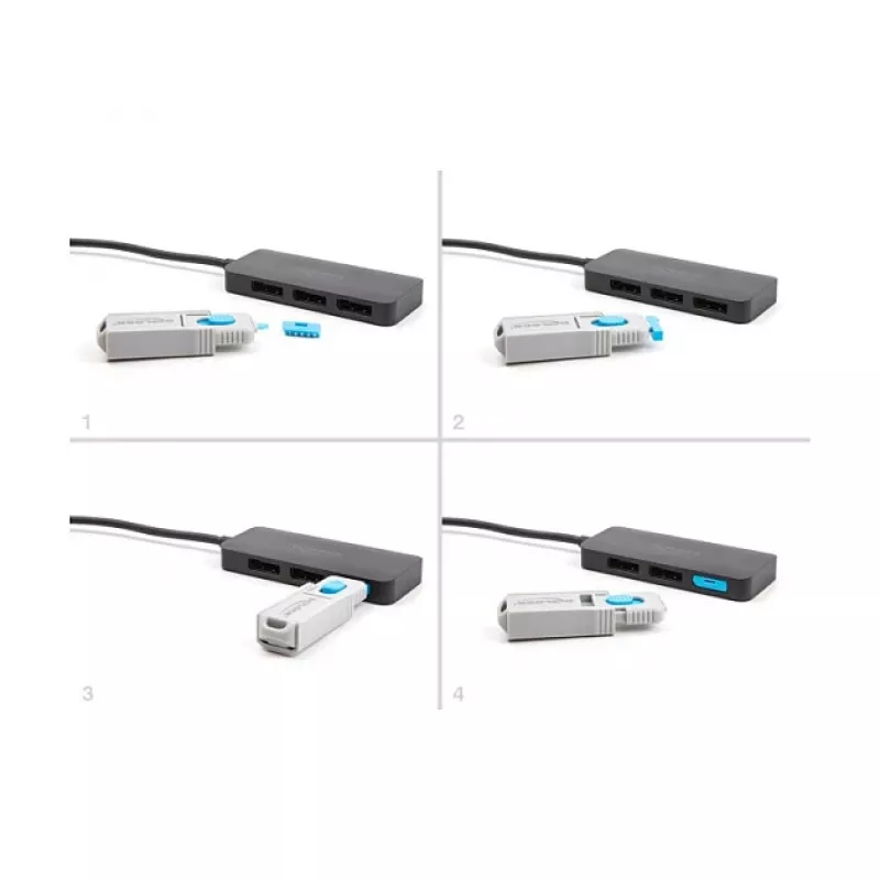 Blokada portu DeLOCK 20927 DisplayPort 4 sztuki + narzędzie blokujące