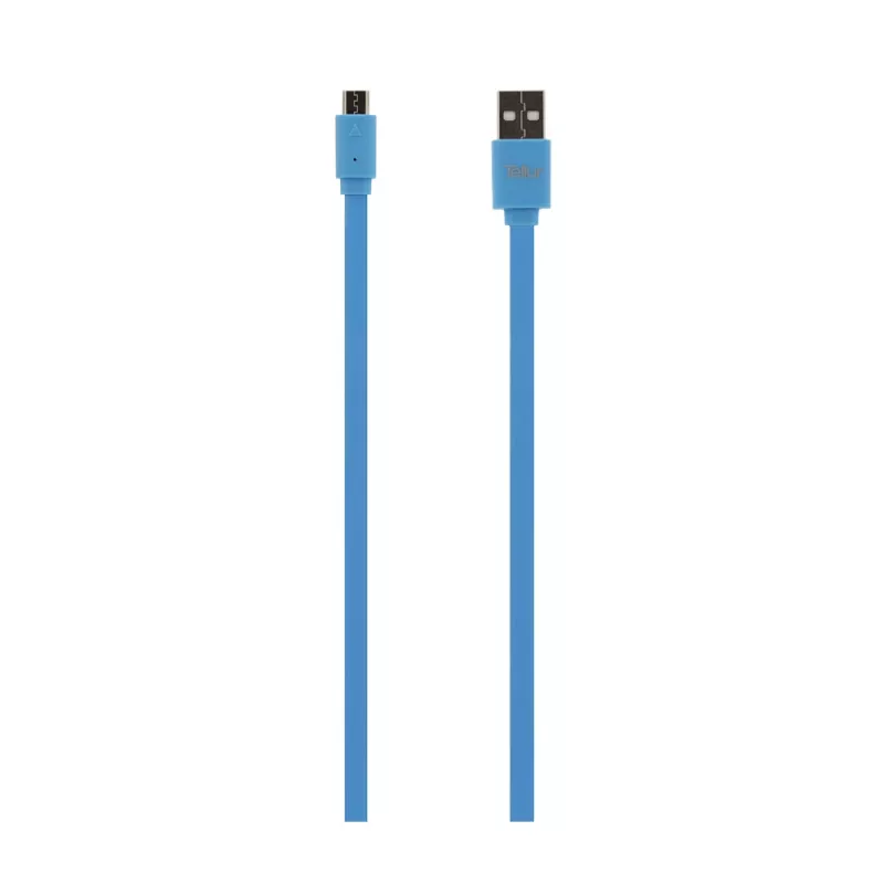 Kabel USB Tellur TLL155011 1m USB A Micro-USB A niebieski