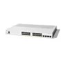 Cisco Catalyst 1300-24P-4G Managed Switch, 24 porty GE, PoE, 4x1GE SFP, ograniczona dożywotnia ochrona (C1300-24P-4G)