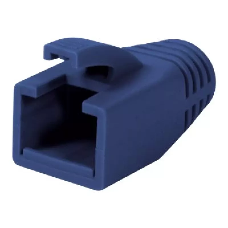 Logilink | Osłona odciążająca wtyku RJ45, 8,0 mm (50 szt.) | MP0035B | Niebieska