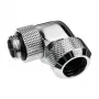 Alphacool Eiszapfen 13mm HardTube Screw-In Fitting 90° Rotatable G1/4 - kątowa złączka zaciskowa do układów chłodzenia cieczą - chrom