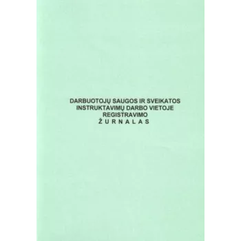 Dziennik instrukcji BHP, A4, 24 strony (0720-024)