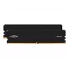 Crucial - DDR5 - Kit - 32 GB: 2 x 16 GB - DIMM - 288-PIN 6000 MHz / PC5-48000 CL48 1.1 V ungepuffert on-die ECC Schwarz