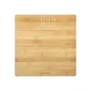 Soehnle Style Sense Bamboo Magic elektroniczna waga łazienkowa kwadratowa bambusowa (63880)