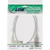 Kabel USB Microconnect USBAB5ANGLED-L USB 2.0 5 m USB A USB B Biały