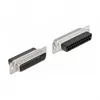 D-Sub 25-pinowy wtyk męski z zaciskiem do 2x żeńskie gniazdo RJ45 DeLOCK 66833