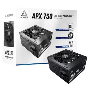 Montech APX750 zasilacz 750 W 20+4 pin ATX ATX Czarny