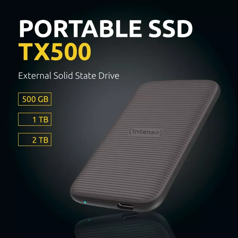 Dysk SSD Intenso 1 TB zewnętrzny USB Type-C 3.2 Gen 2 brązowy