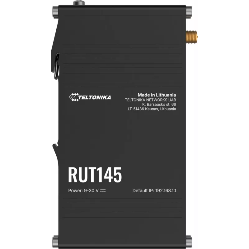 Router TELTONIKA RUT145 z interfejsem RS485, łącznością komórkową i wejściami/wyjściami przemysłowymi