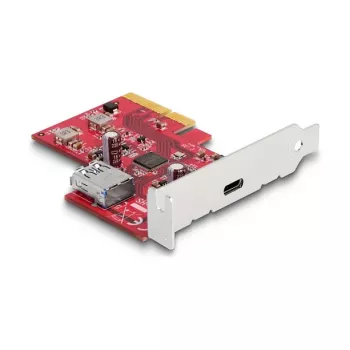 Karta DeLOCK PCI Express x4 USB 10 Gb/s Typ-C Typ-A Niskoprofilowa