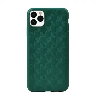 Ochronne miękkie etui Devia Woven2 do iPhone 11 Pro Max, zielone