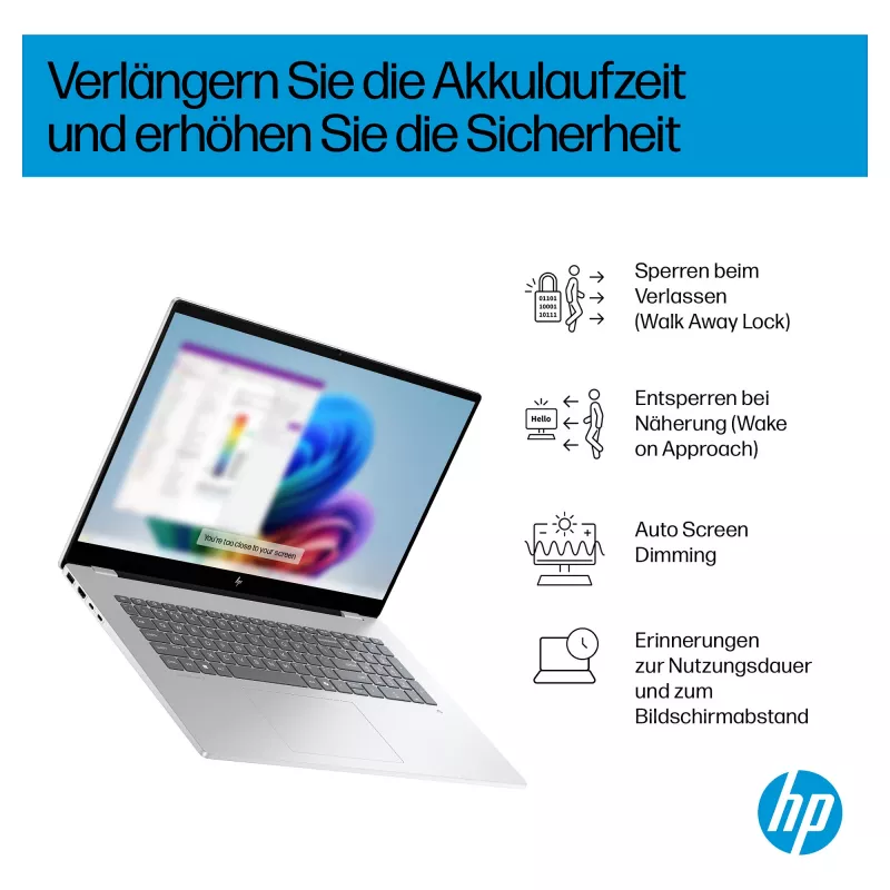 HP OmniBook 7 17-dc0076ng Notebook 43,9 cm (17,3) 1920x1080 - Intel Core Ultra 7 258V - 1TB SSD - HDMI/Thunderbolt - Windows 11 Pro - Srebrny (CV1J8EA#ABD)