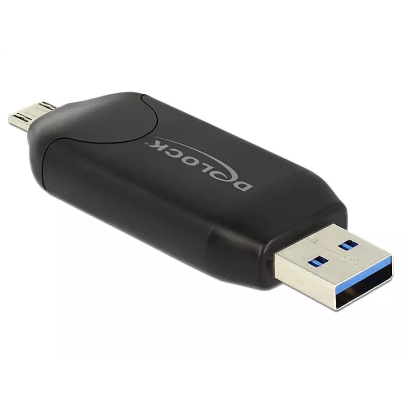 Czytnik kart DeLOCK 91734 USB/Micro-USB Czarny