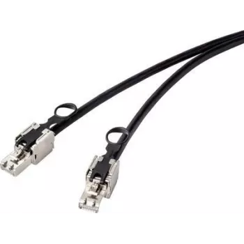 Renkforce RF-4538220 Kabel sieciowy czarny 20 m Cat6a S/FTP (S-STP) (RF-4538220)