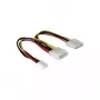Kabel Y zasilający DeLOCK 82111 0.25 m