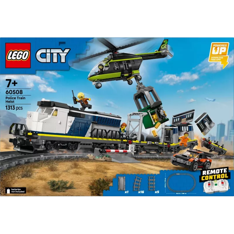 Bricks City 60508 Napad na pociąg policyjny