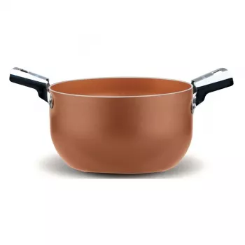 Rondelek Pensofal Cuprum 24-2 z uchwytem ze stali nierdzewnej, 24 cm
