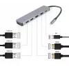 Gembird A-CM-COMBO3-03 USB Type-C 3-w-1 adapter wieloportowy (Hub + HDMI + PD)