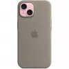 Silikonowe etui z MagSafe do iPhone 15 - clay