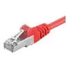 Kabel krosowy Wentronic Goobay CAT 5e, F/UTP, czerwony, 2 m - mieszanka miedzi CCA (50152)