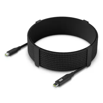 Kabel USB-C do USB-C UBIQUITI AFI-CABLE-USB-7M — 7 m, ekranowany magnetycznie, czarno-szary