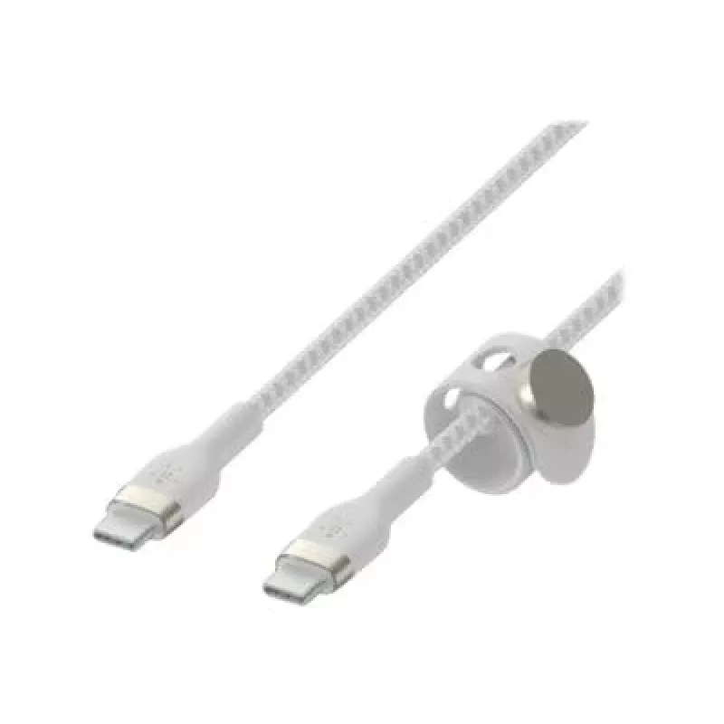 Belkin BOOSTCHARGE PRO Flex Kabel USB 1 m USB 2.0 USB C Biały (CAB011BT1MWH)