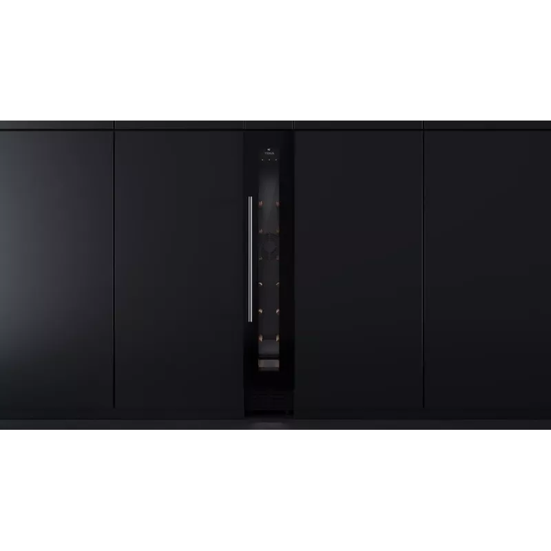 Teka RVU 10008 GBK Termoelektryczna chłodziarka do wina do zabudowy Czarna 8 butelek