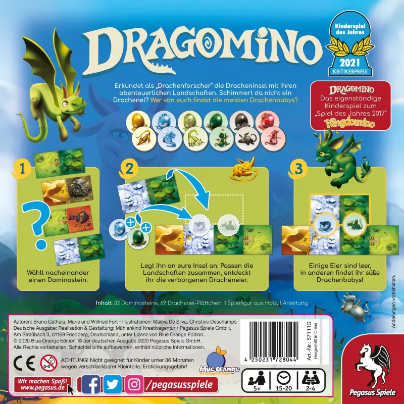 Dragomino, gra planszowa Dziecięca Gra Roku 2021