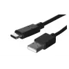 Kabel USB A na USB C LANBERG CA-USBO-20CU-0018-BK — USB 2.0, 1,8 m, czarny