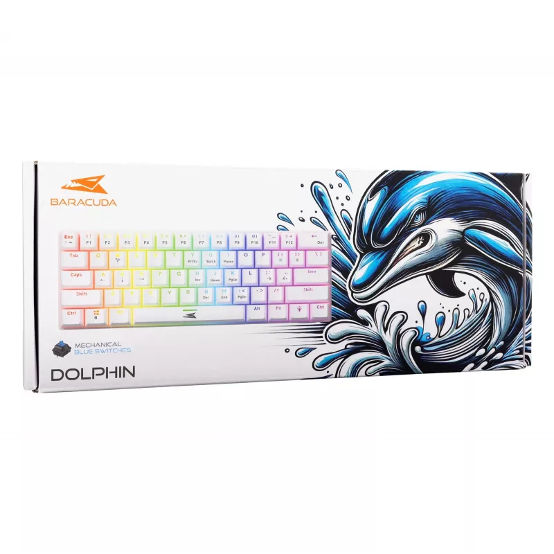 Baracuda DOLPHIN-W-Niebieski urządzenie sieciowe białe