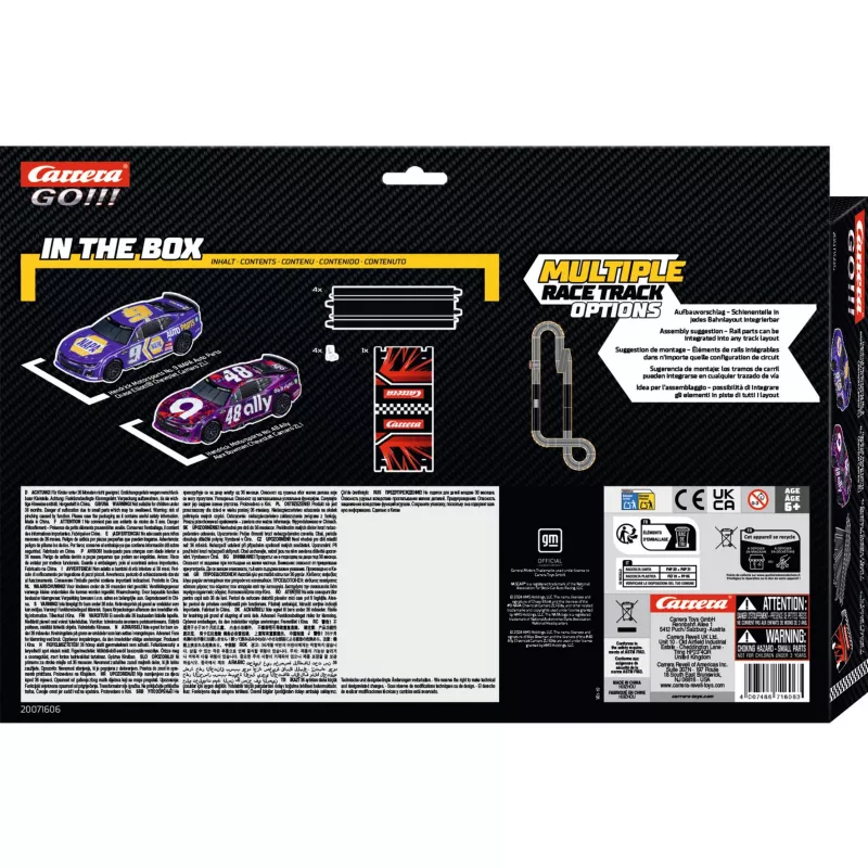 Zestaw przedłużający tor wyścigowy slot car CARRERA GO!!! Nascar Racer - dodatek do toru
