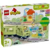 Zestaw kolejowy LEGO DUPLO Interaktywna Kolej Przygód 10427, 57 elementów, 2 figurki DUPLO, dla dzieci od 2 lat
