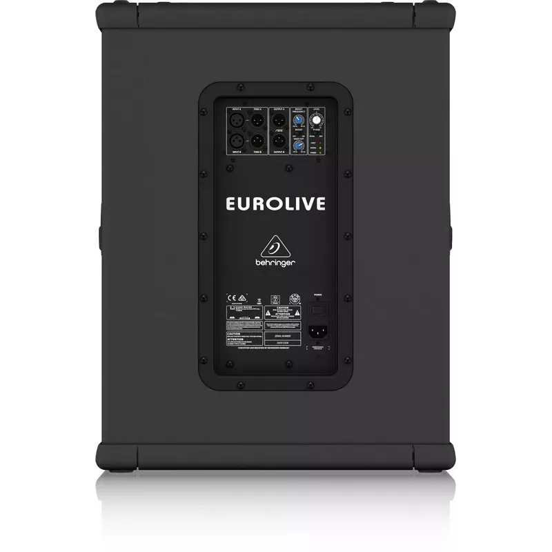 Behringer EUROLIVE B1500XP głośnik 2-drożny Czarny Przewodowy
